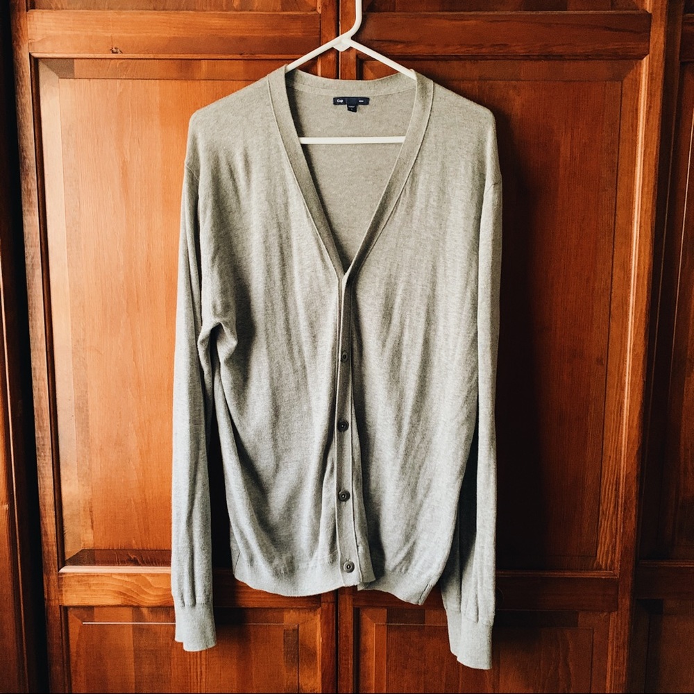 GAP Lightweight Gray Cardigan